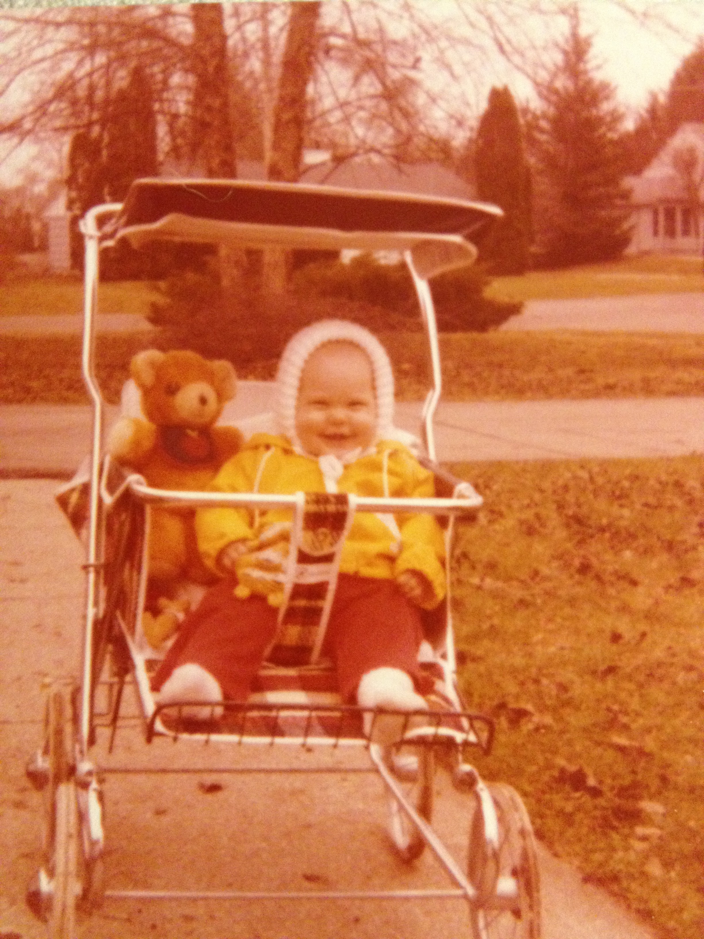 1970s baby stroller